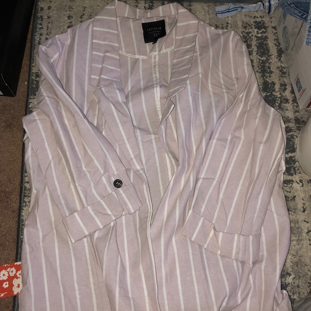 💜 Striped blazer - Picture 2 of 4
